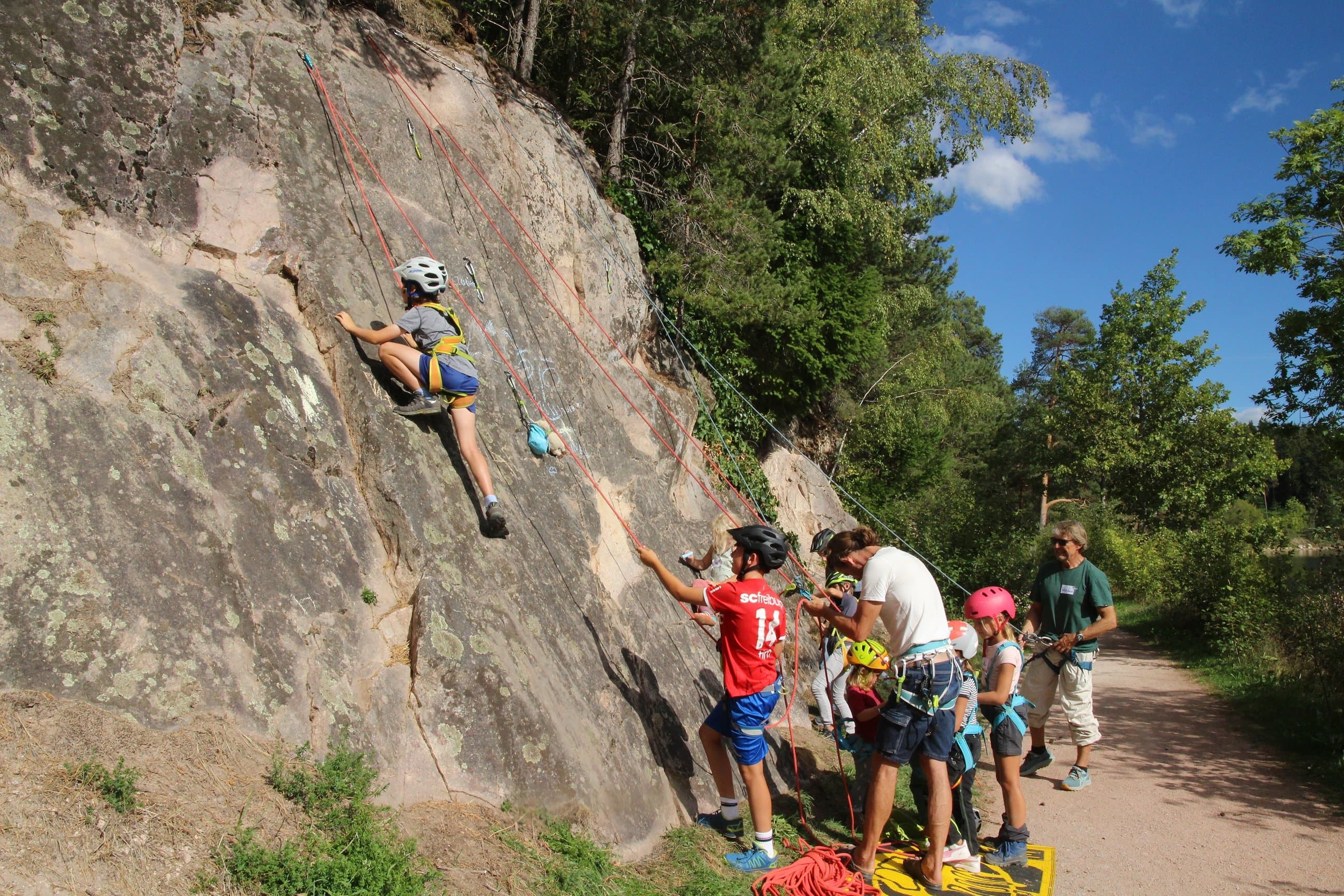 Am Kinderkletterfels