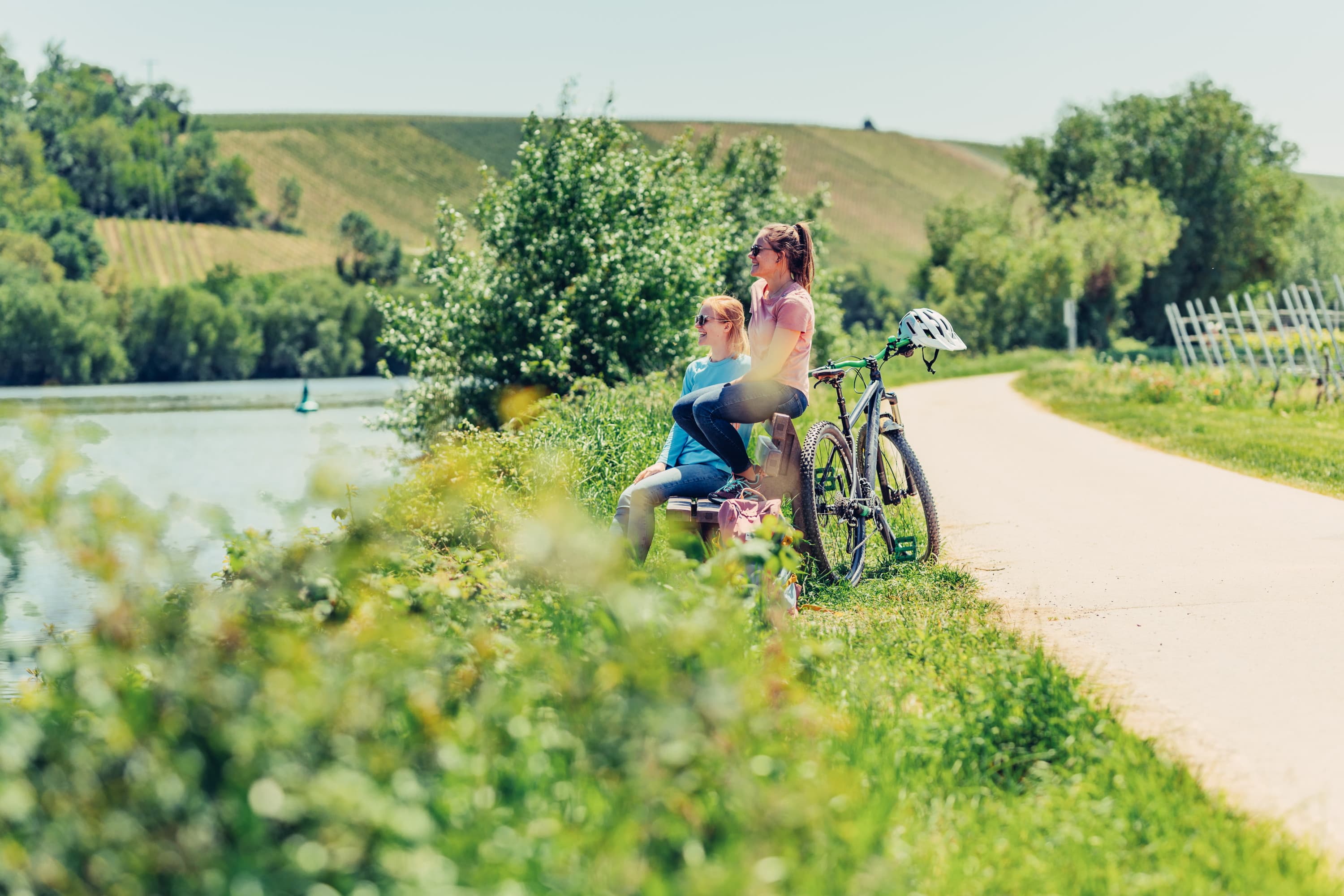 Auf dem Neckartal-Radweg bei Lauffen a.N. | HeilbronnerLand