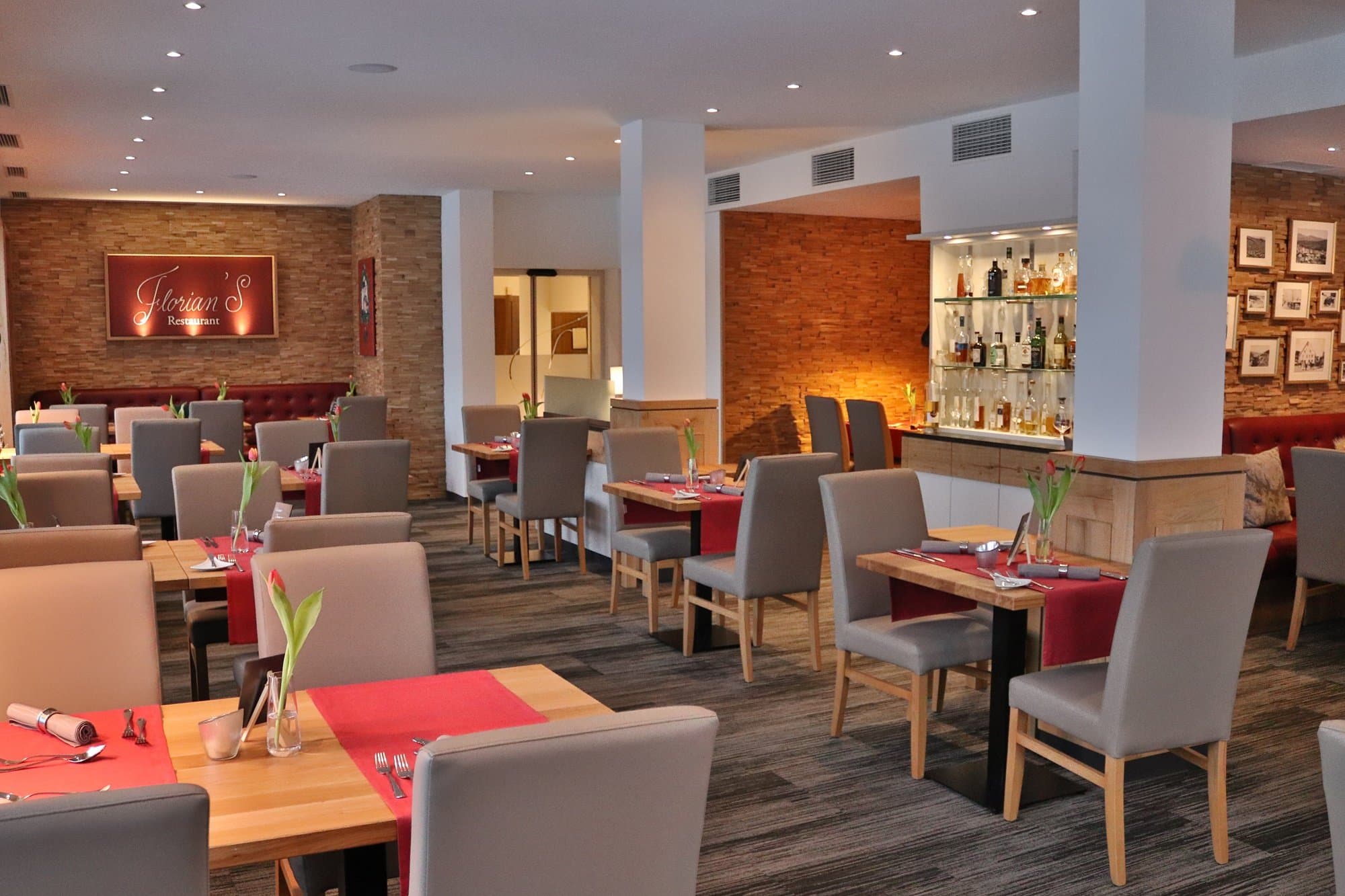 Gastraum im Hotel Waldeck mit Restaurant Florian 'S
