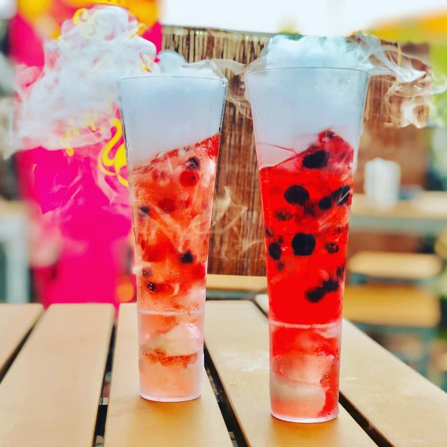 Fruchtige Cocktails in der Bar Gleis 4 in Albstadt-Ebingen