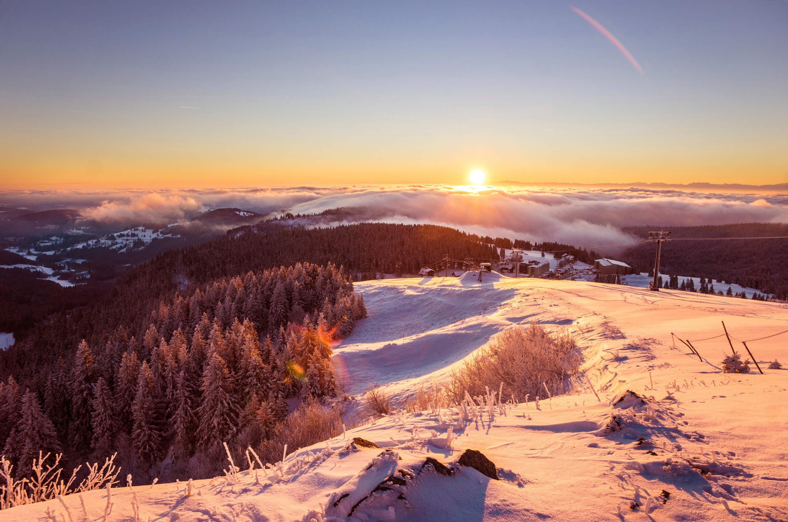 Sonnenaufgang am Feldberg