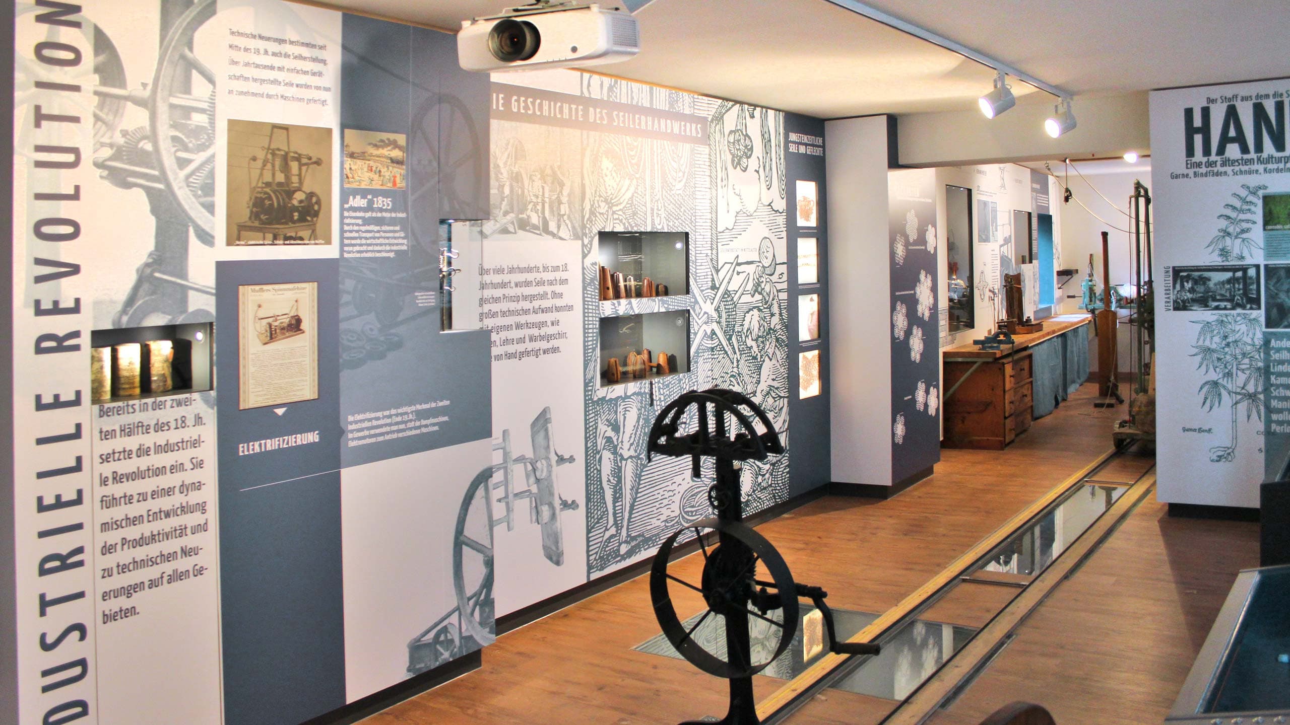 Innenansicht des Seilermuseums