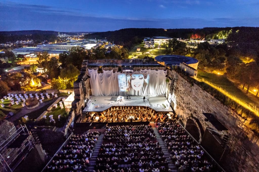 Oper im Rittersaal auf Schloss Hellenstein