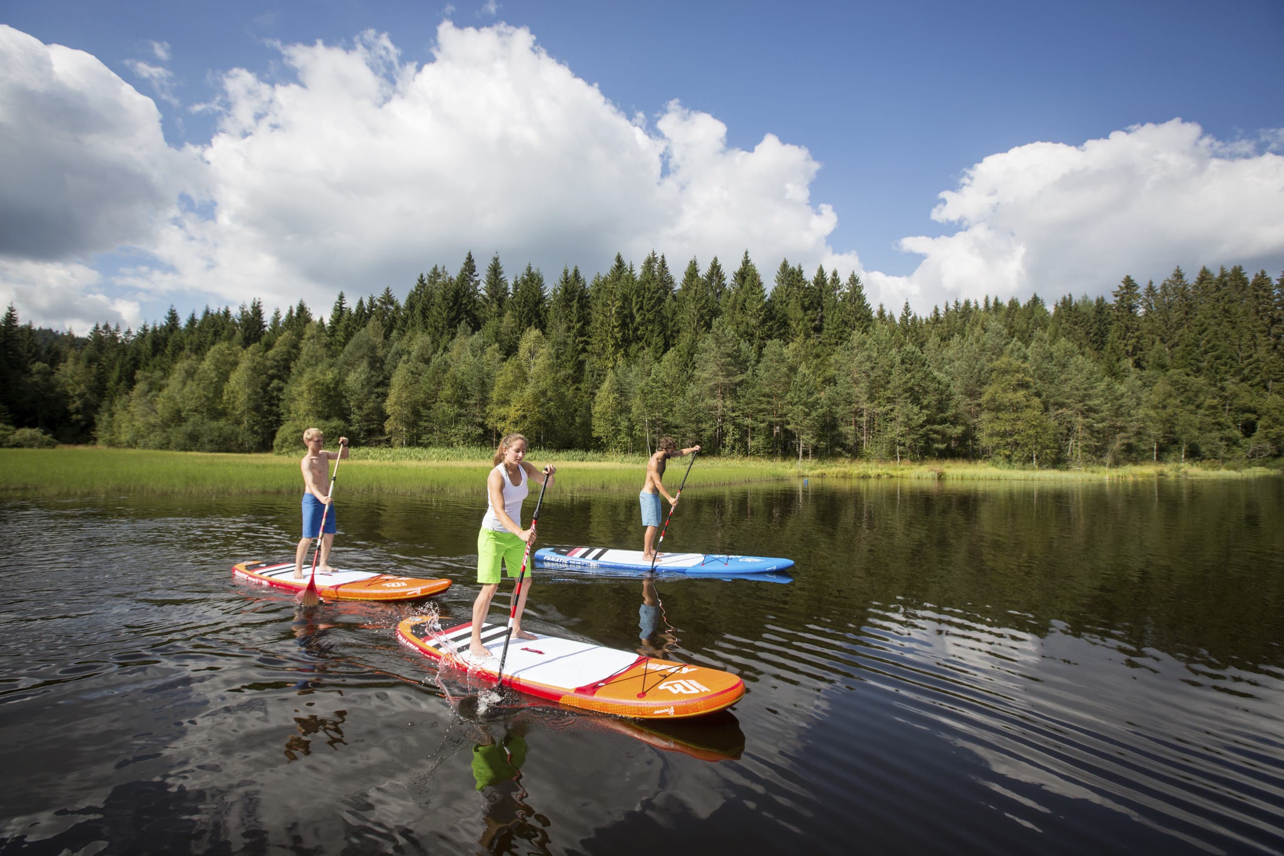 Stand up Paddling am Windgfällweiher