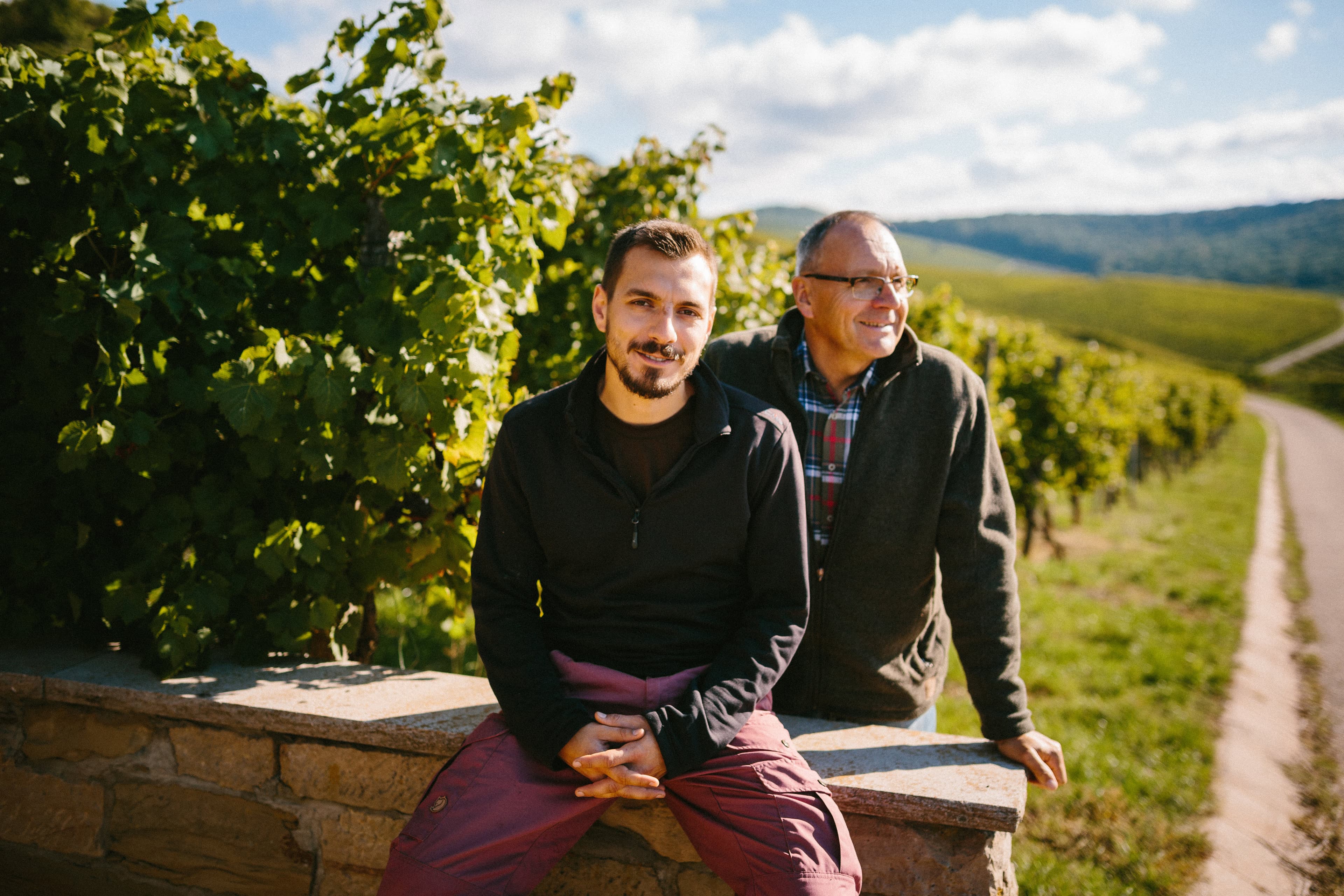 Christoph und Reinhard Golter am Helfenberger Schlossberg | Ilsfeld | Heilbronner Land