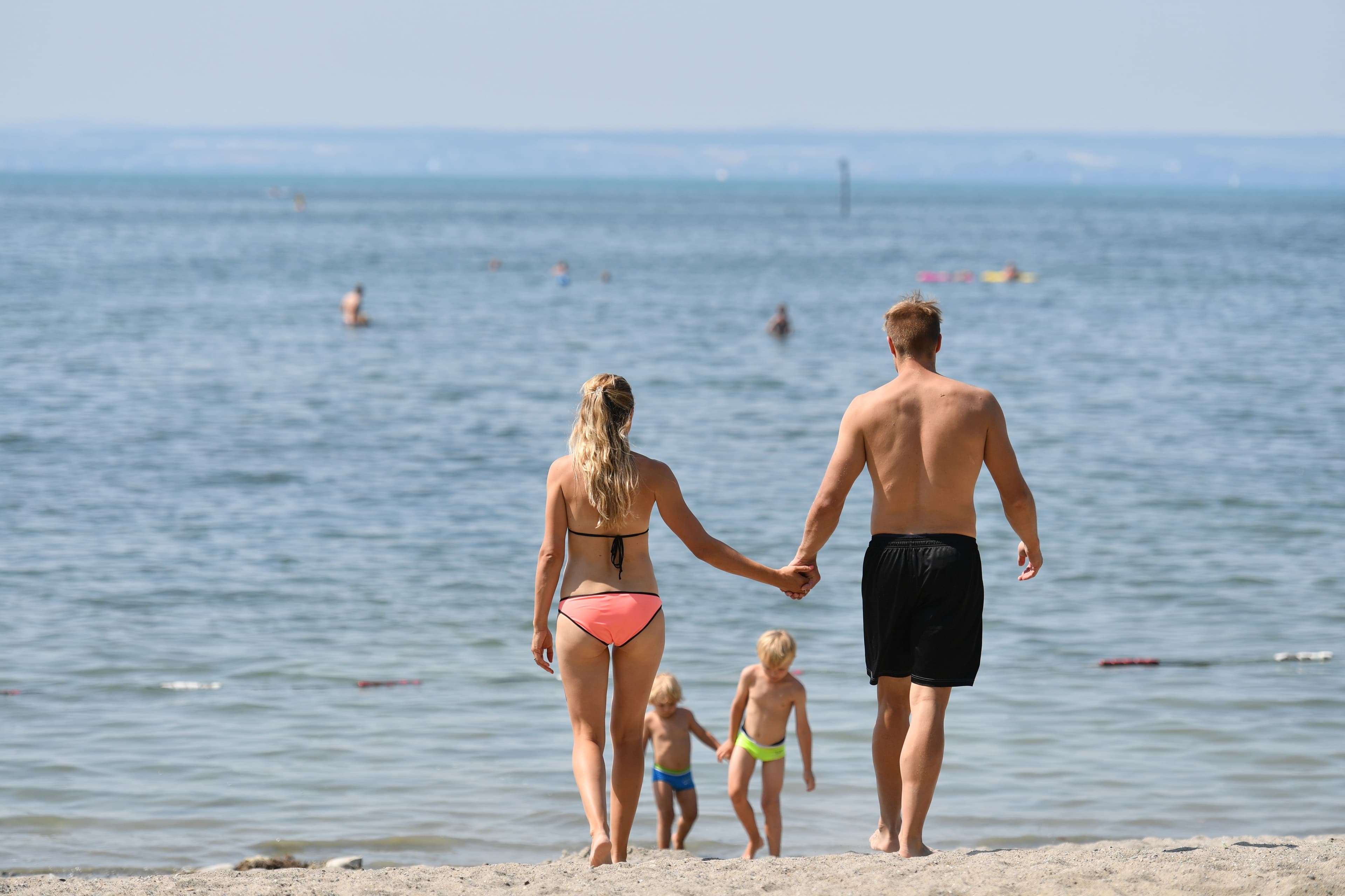 Badestrand mit Seezugang im Frei- und Seebad Fischbach