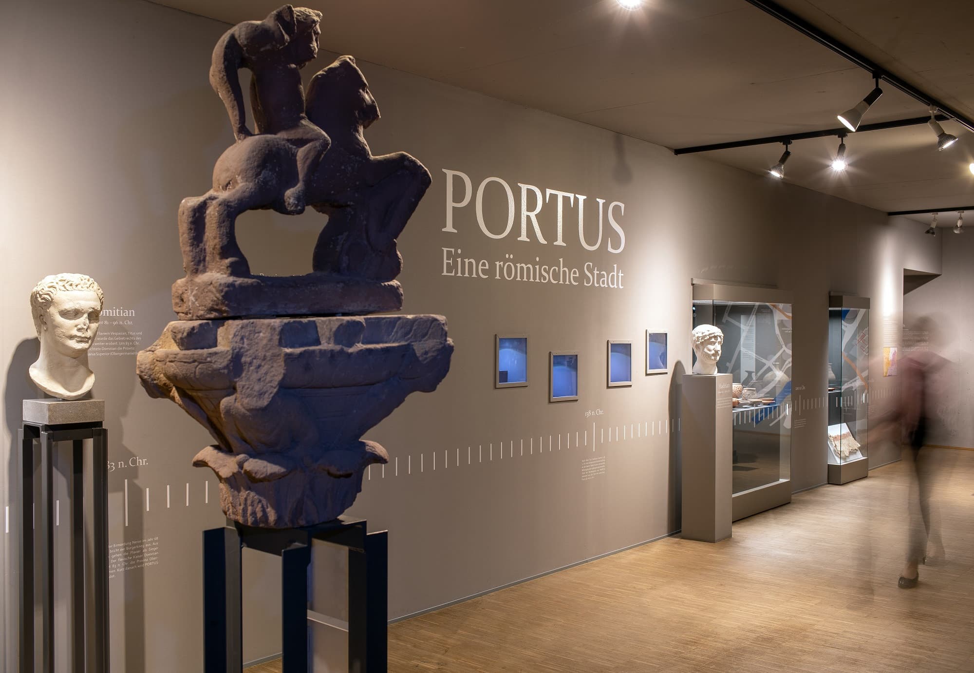 Im Innenraum des Archäologischen Museums