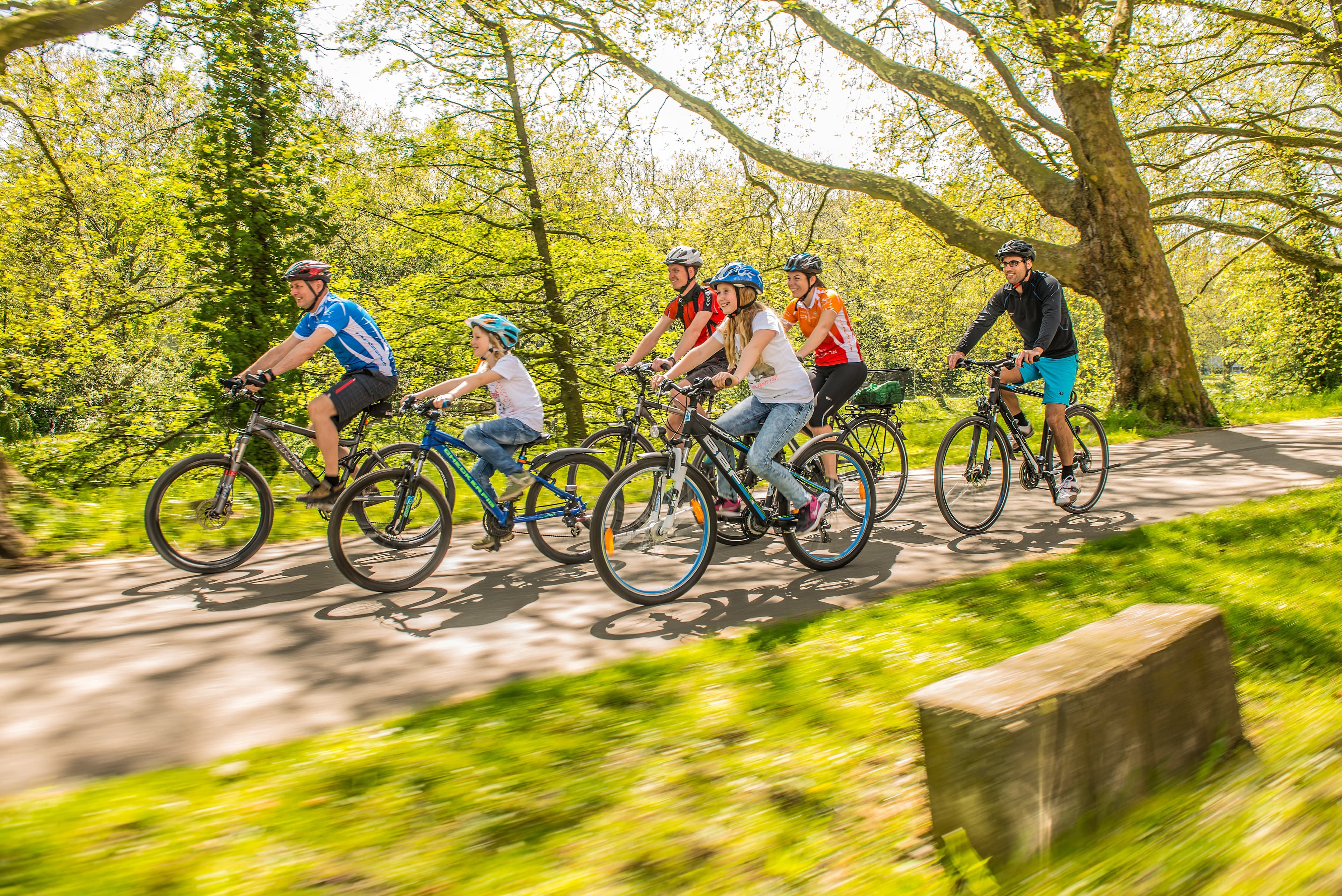 Neckartal-Radweg bei Heilbronn