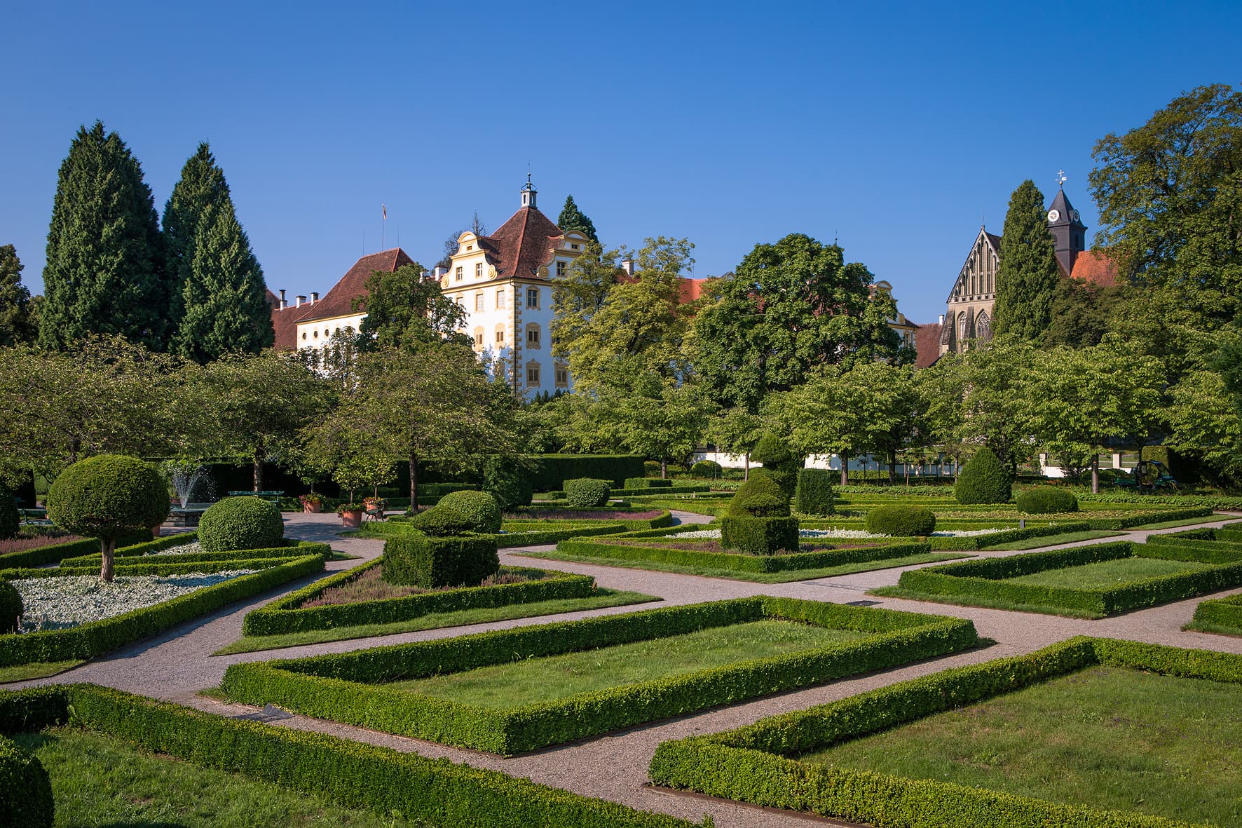 Blick in den Formengarten