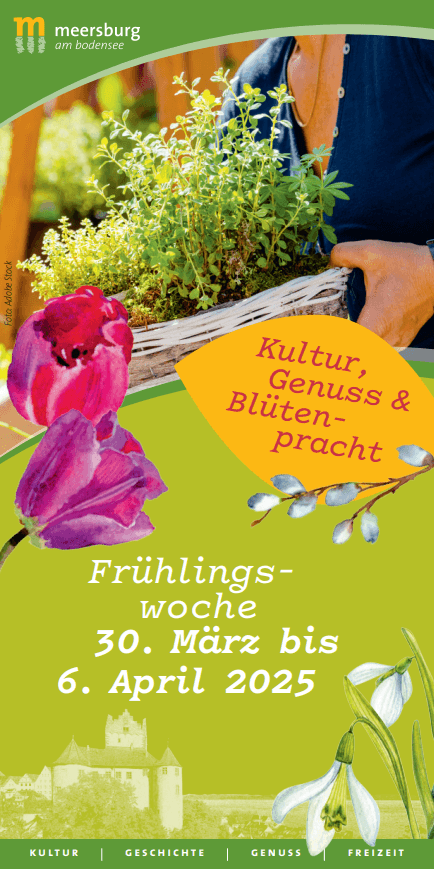 Flyer der Frühlingswoche in Meersburg