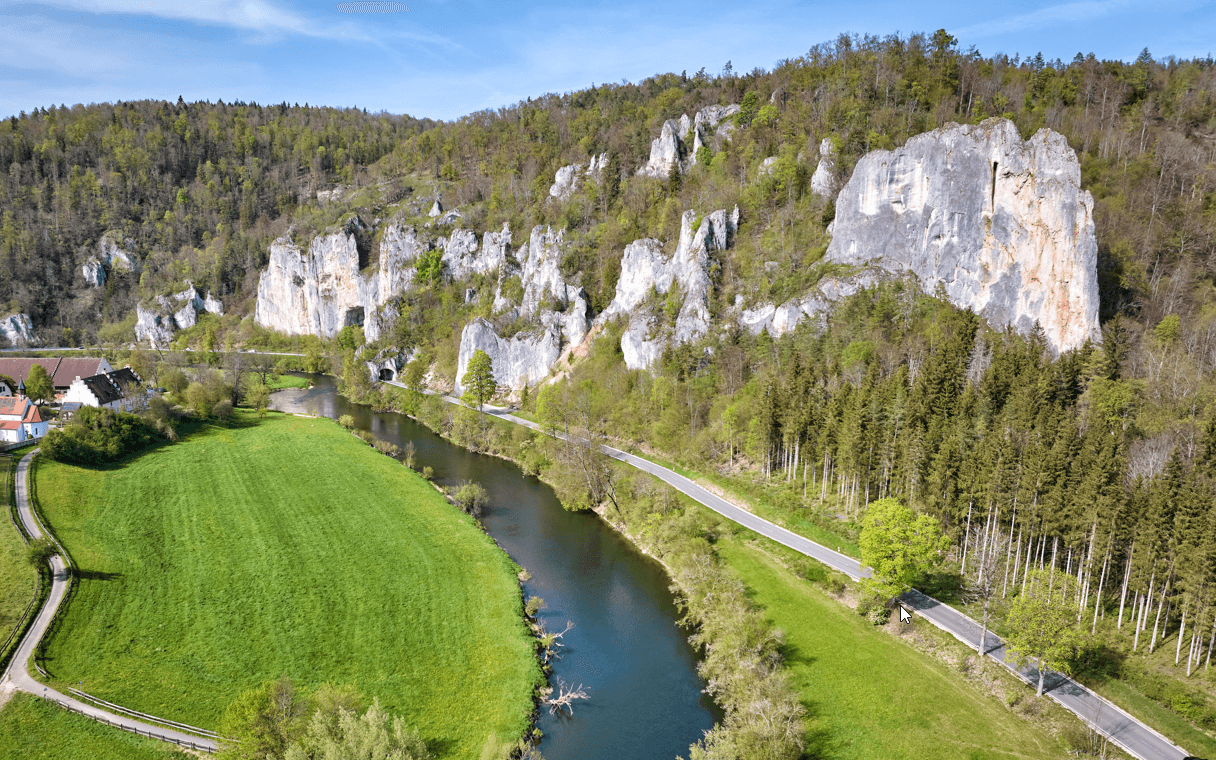Aussicht auf Rabenfelsen