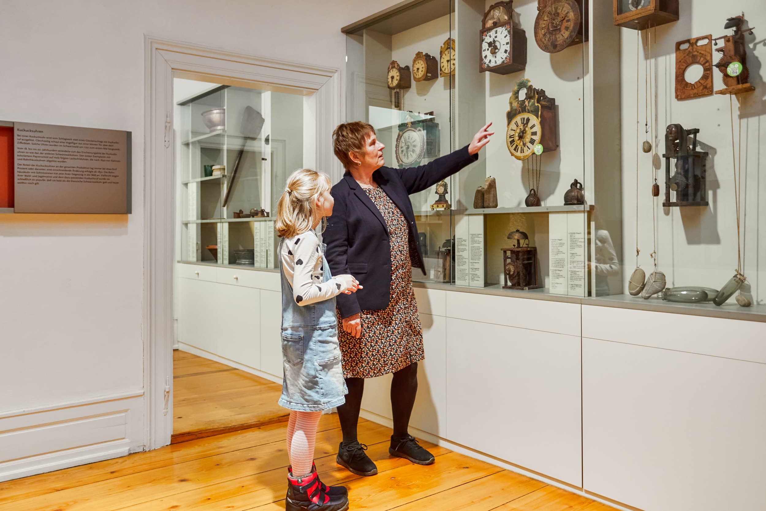 Black Forest clock collection in the Franciscan Museum