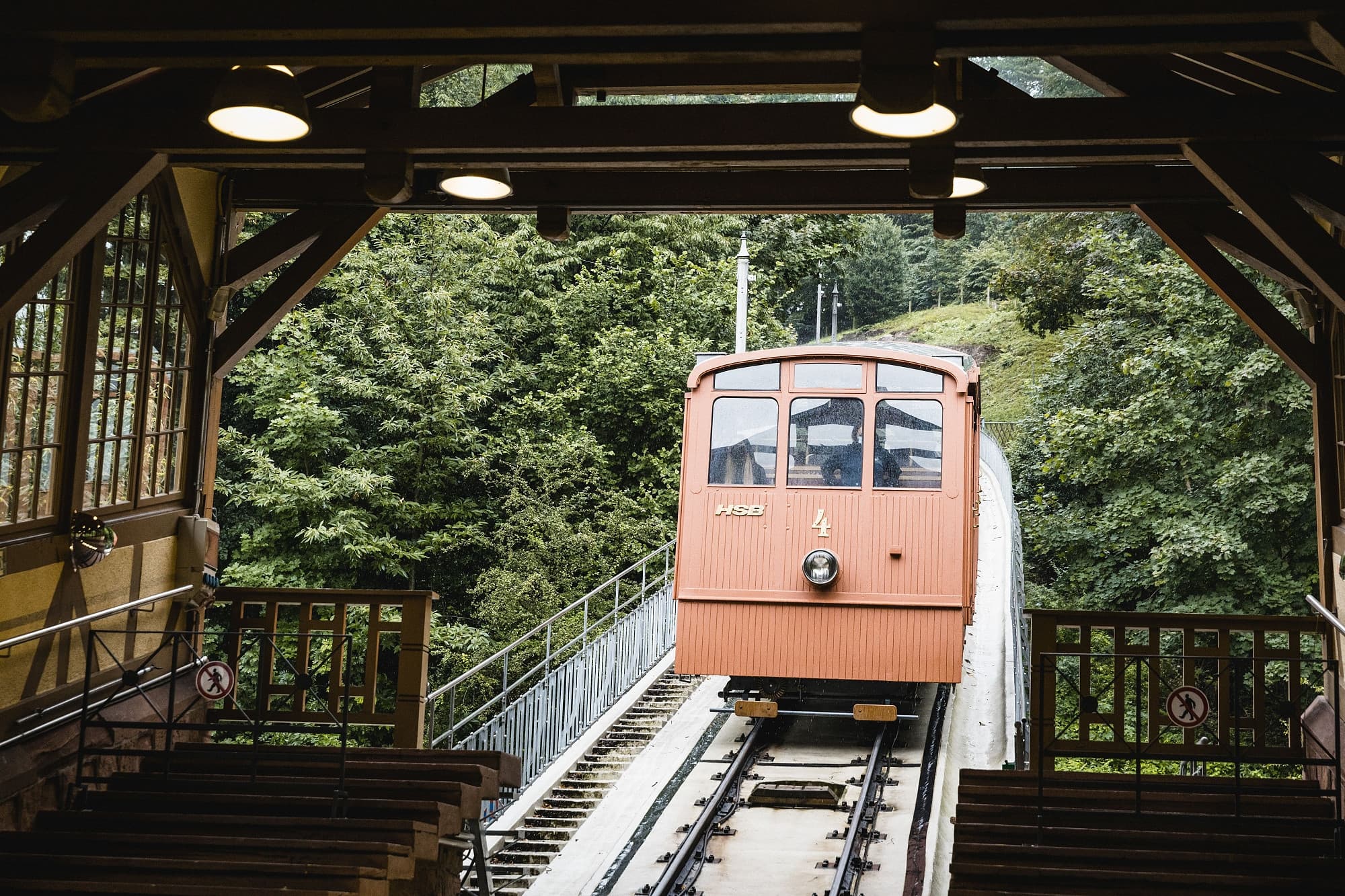 Auffahrt Bergbahn