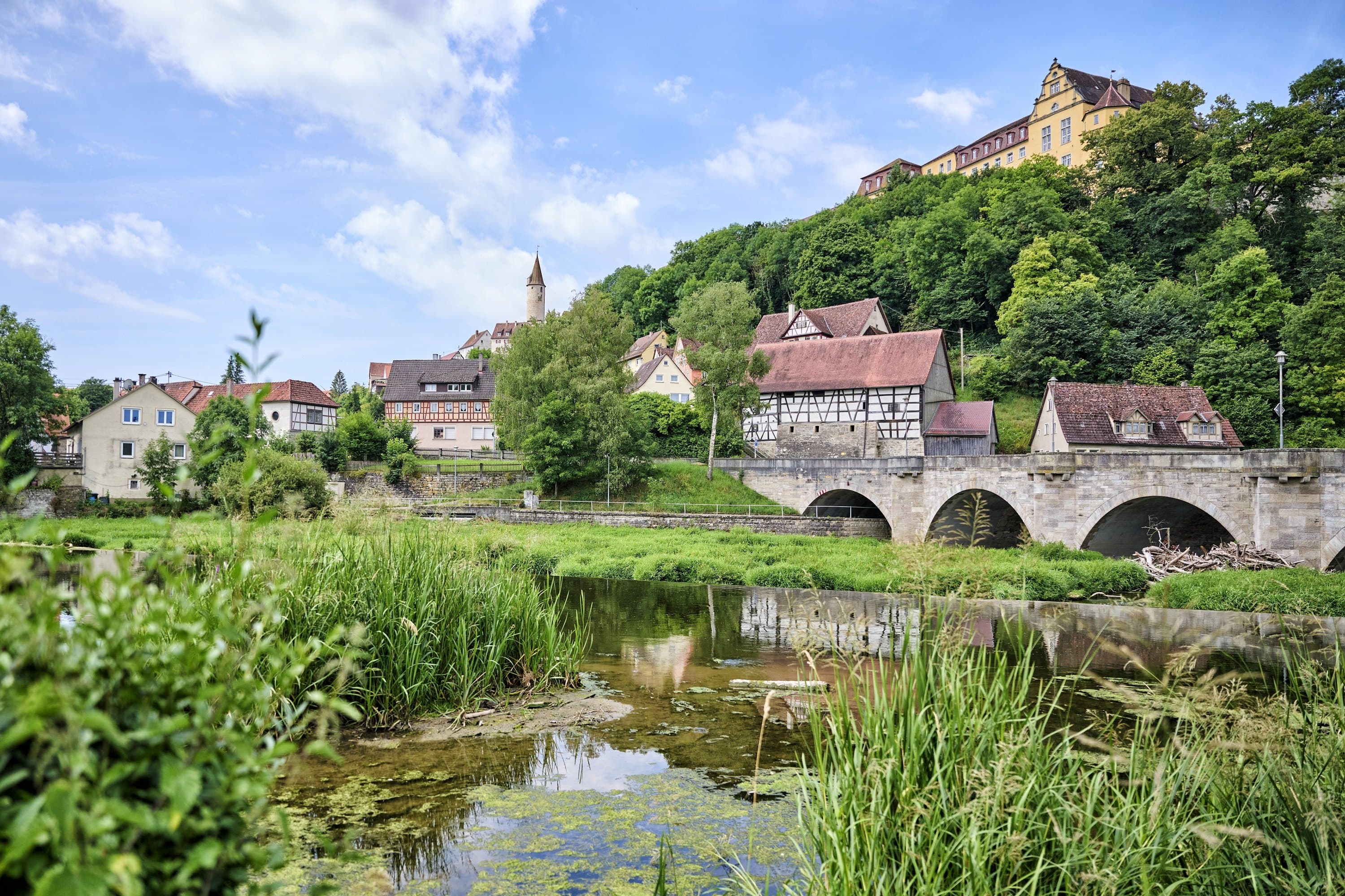 Stadtkulisse Kirchberg an der Jagst