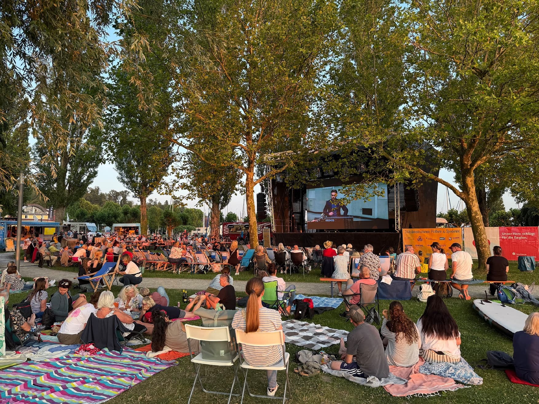 Open Air Kino am Naturstrand