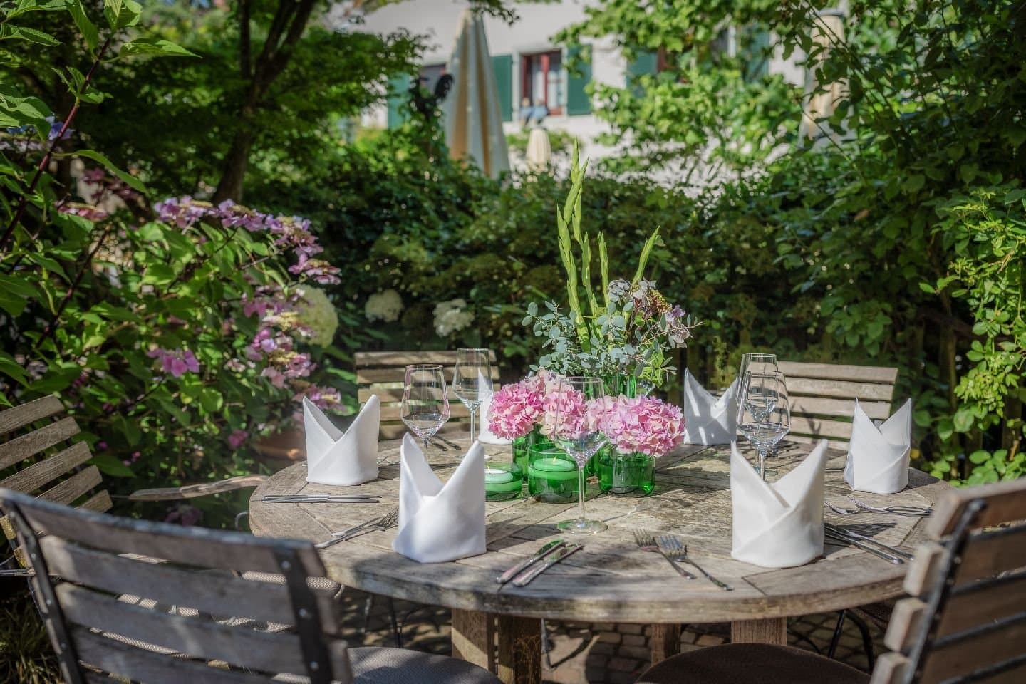Gastgarten | Hotel Hirschen Horn