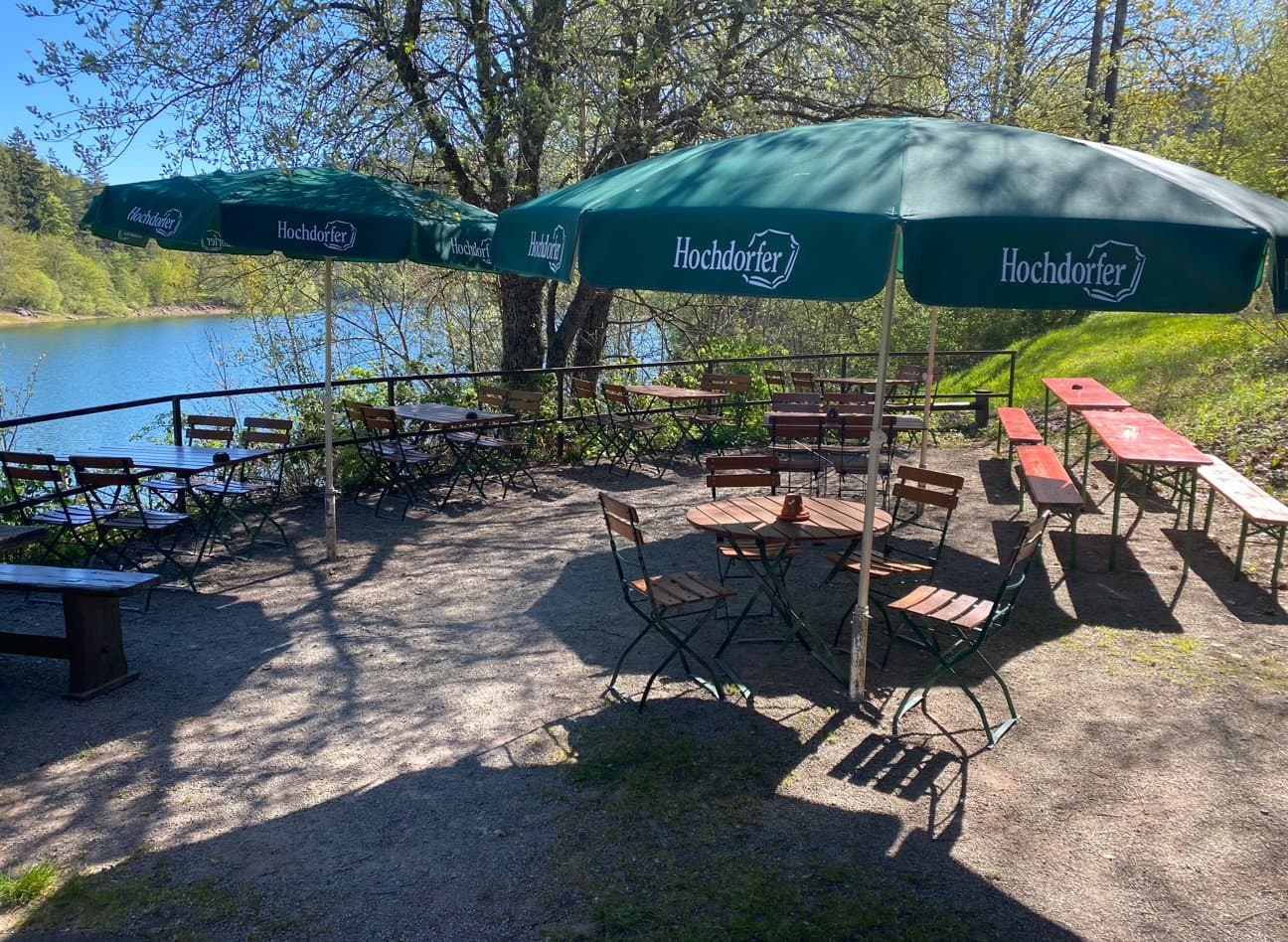 Biergarten am Kiosk Nagoldtalsperre