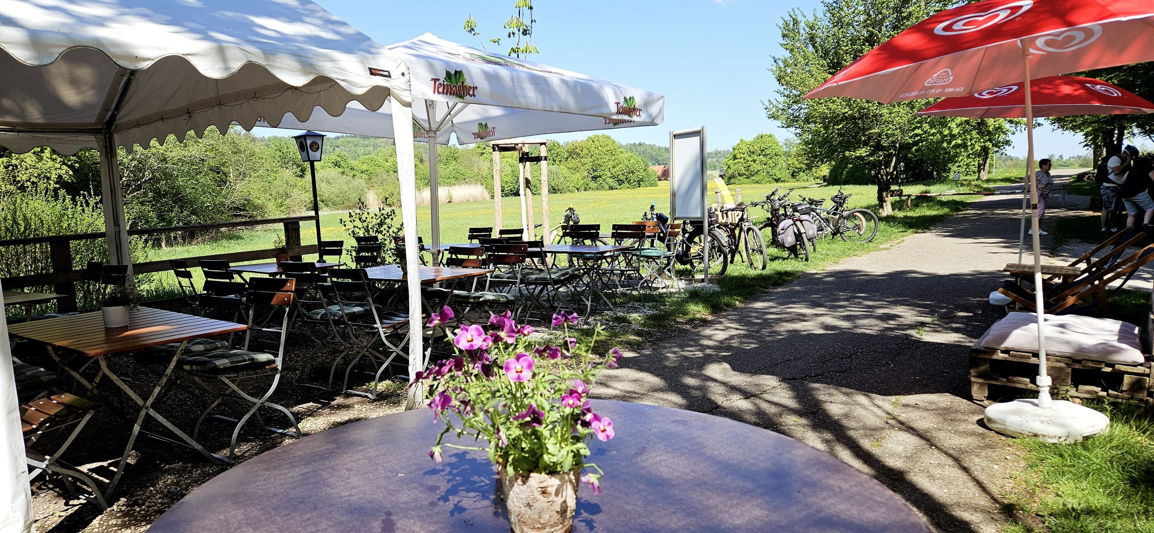 Biergarten an der Gipsmühle am Starkholzbacher See