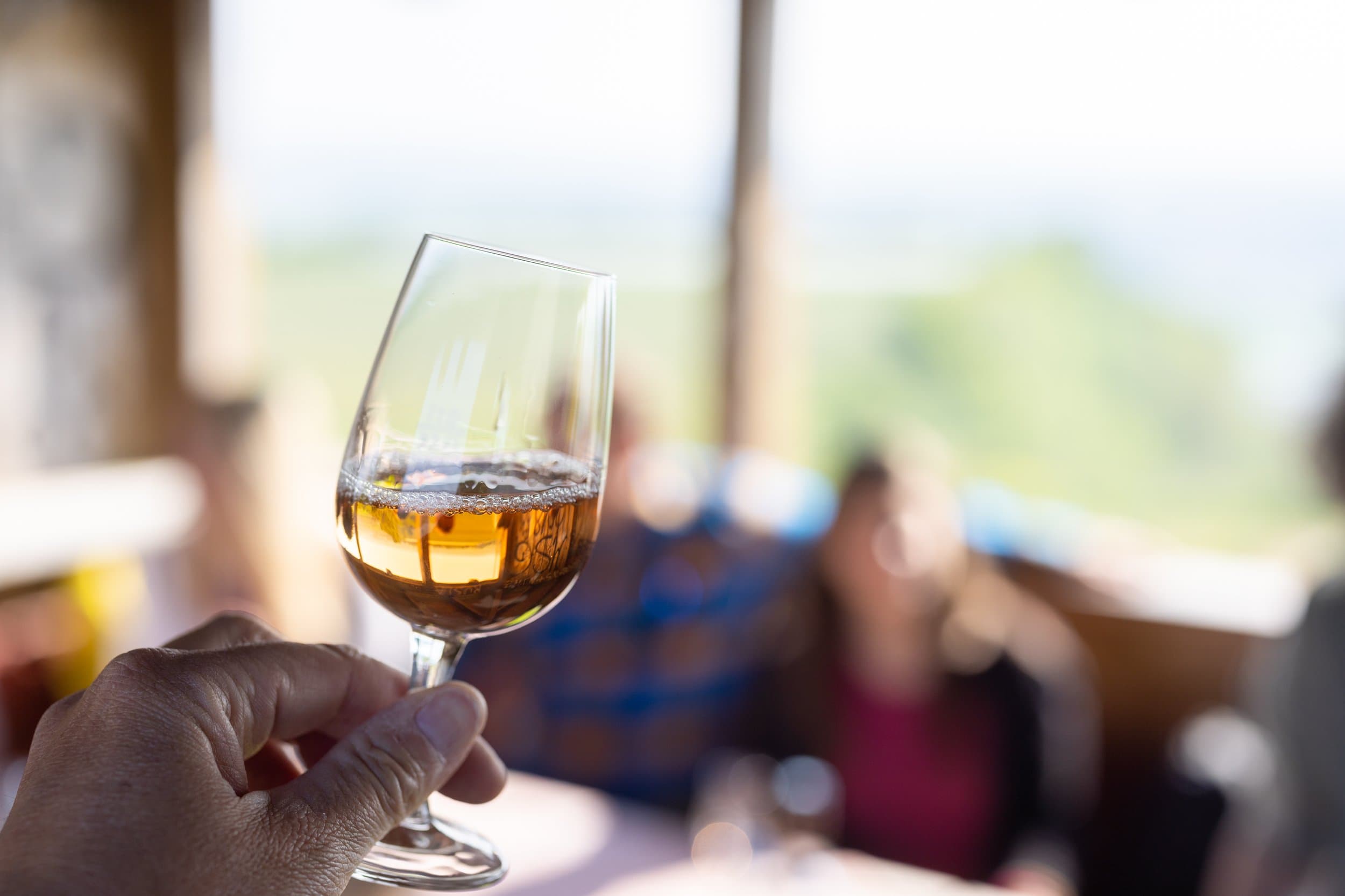 Weinglas zur Degustation