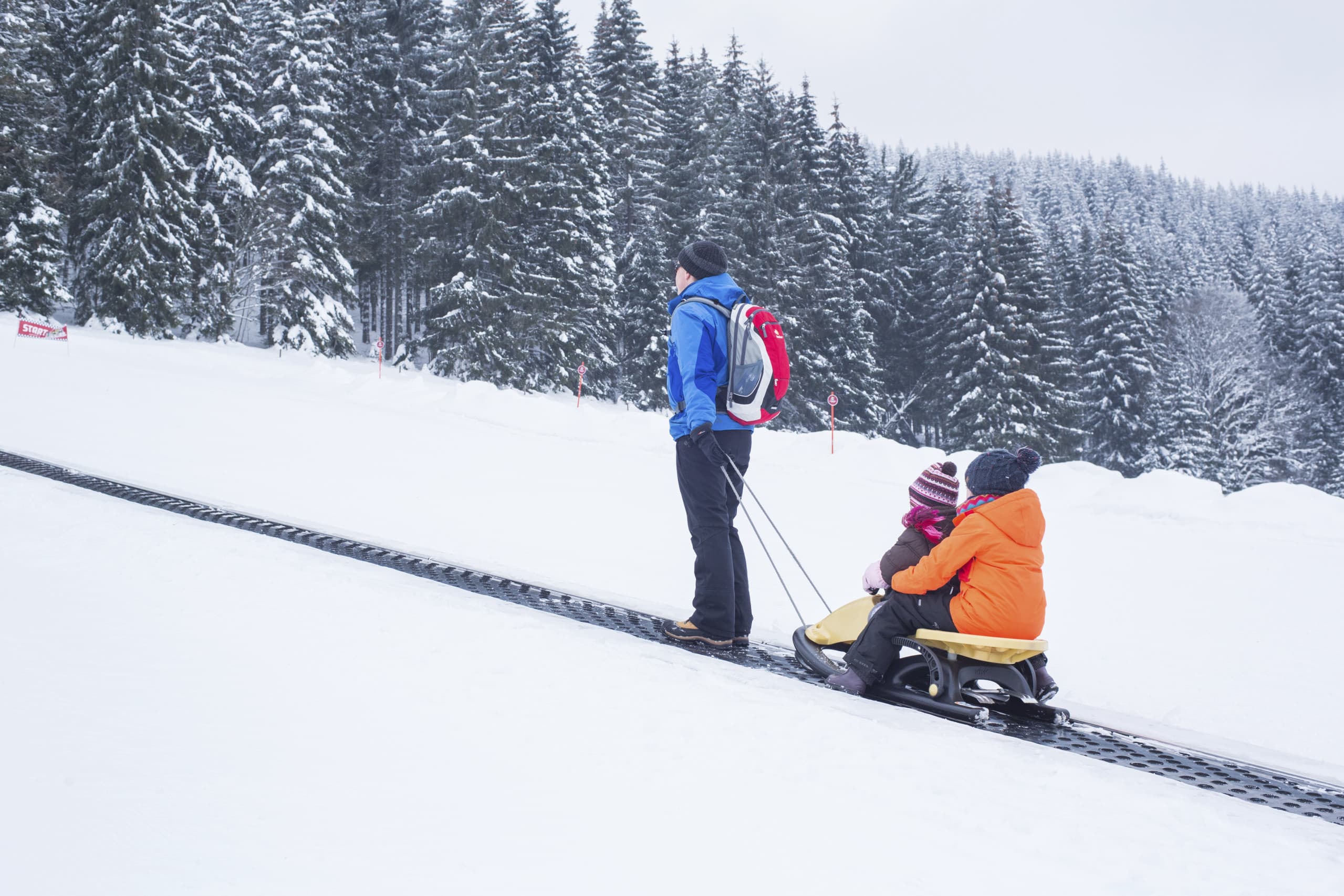 Förderband am Rodelhang