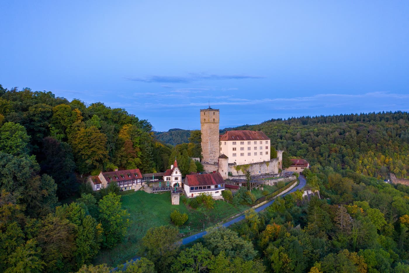 Guttenberg Castle in the Neckar Valley